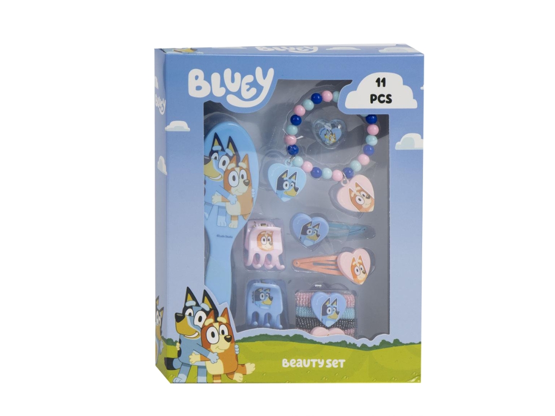 Conjunto De Beleza Bluey Com 11 Peças Em Caixa 85210