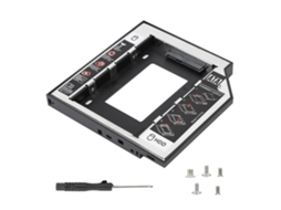 Suporte Semi De Alumínio 12,7mm Para Ssd De Notebook Sata3, Prato Porta-disco Rígido