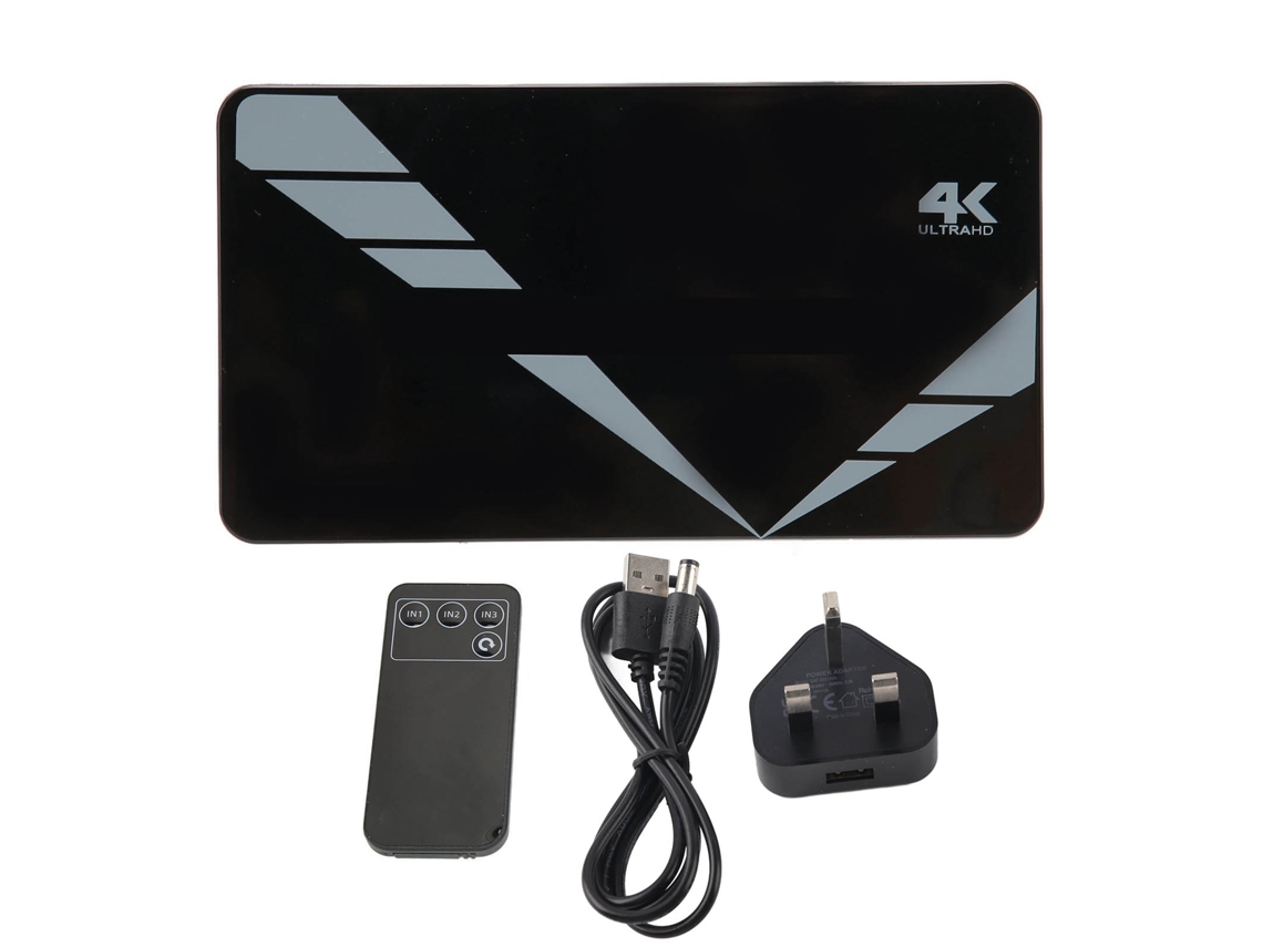 Switch Hdmi Switcher de Vídeo Hd Hdmi 3 em 1 Saída EOOCOO (3 em 1 Saída 4k Hd)