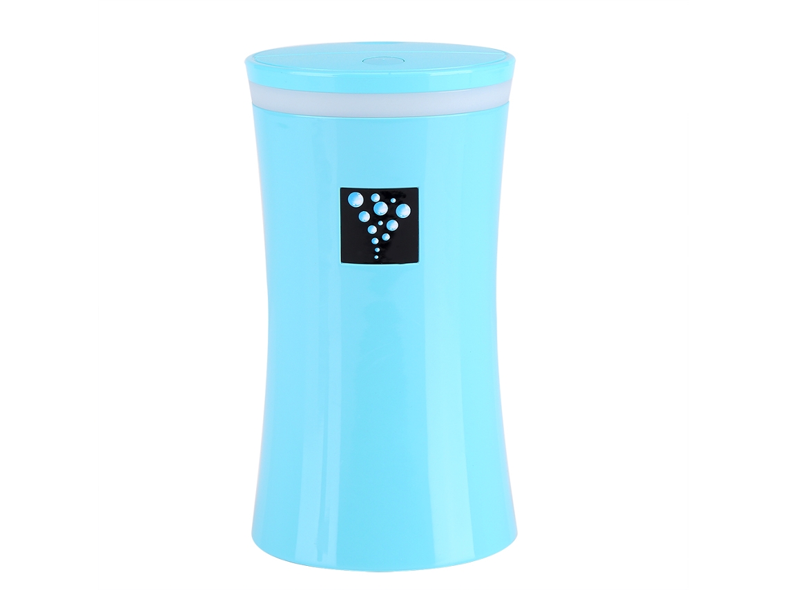 Laxiscreed Umidificador De Carro Mini Usb Com Luz Ambiente Noturna E Efeito Hidratante Azul
