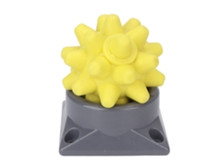 Bola de Massagem Miofascial Amarela Fitness Dorm Relief