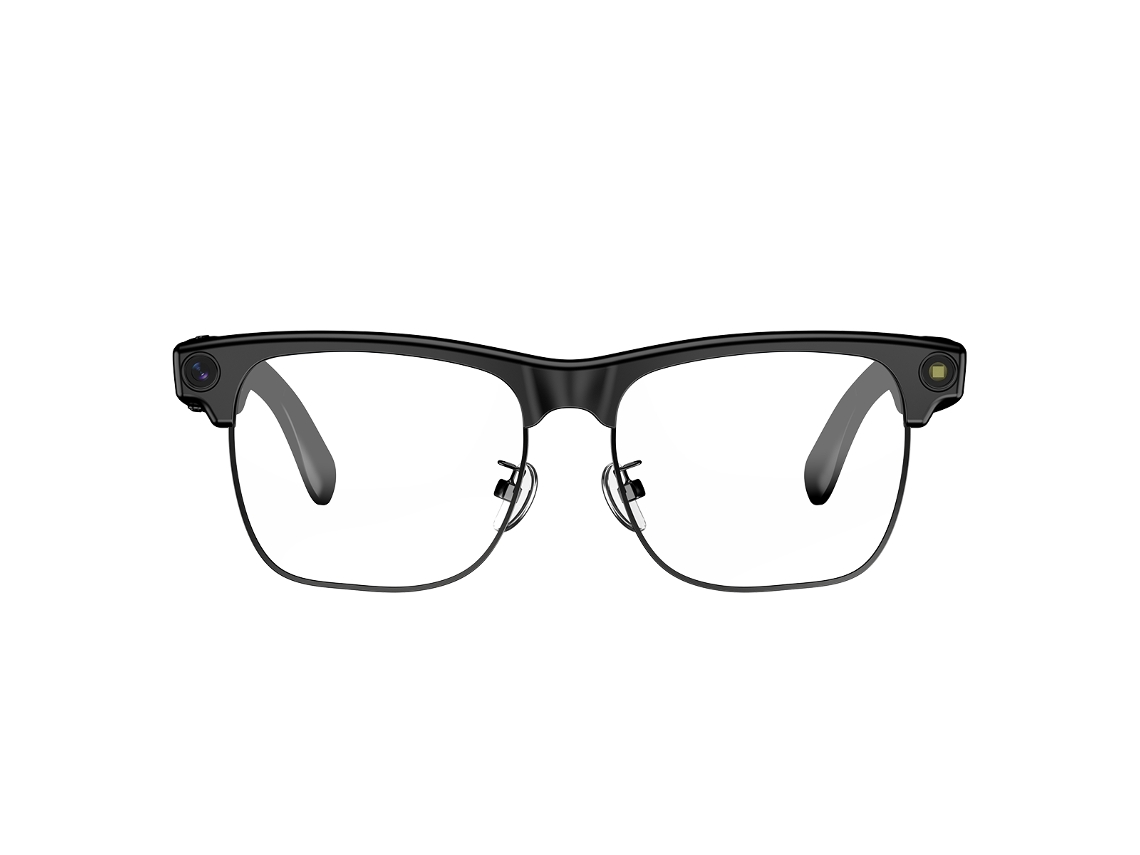 Óculos inteligentes BLACKVIEW BV200 com IA, câmera HD, chamadas Bluetooth, tradução e reconhecimento de objetos BLACKVIEW