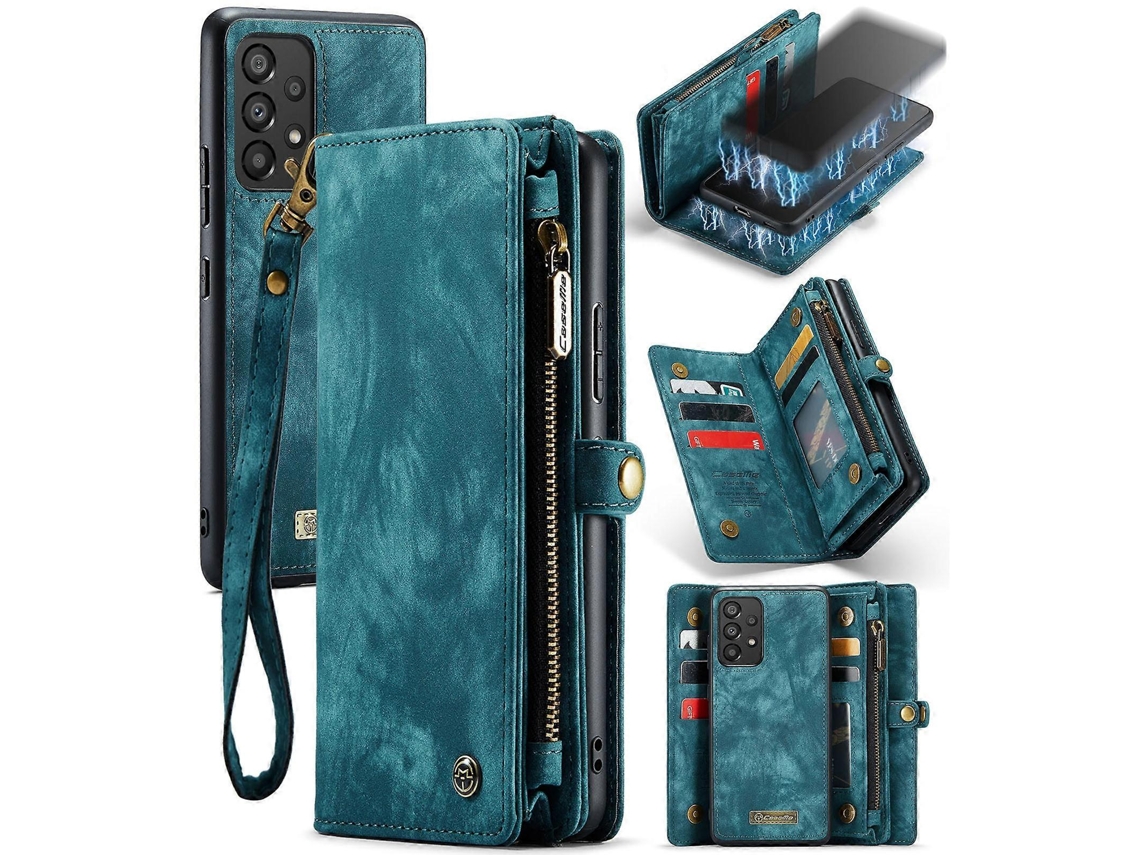 Capa De Couro Flip Horizontal Multifuncional Destacável Para Samsung Galaxy A53 5g Me-008