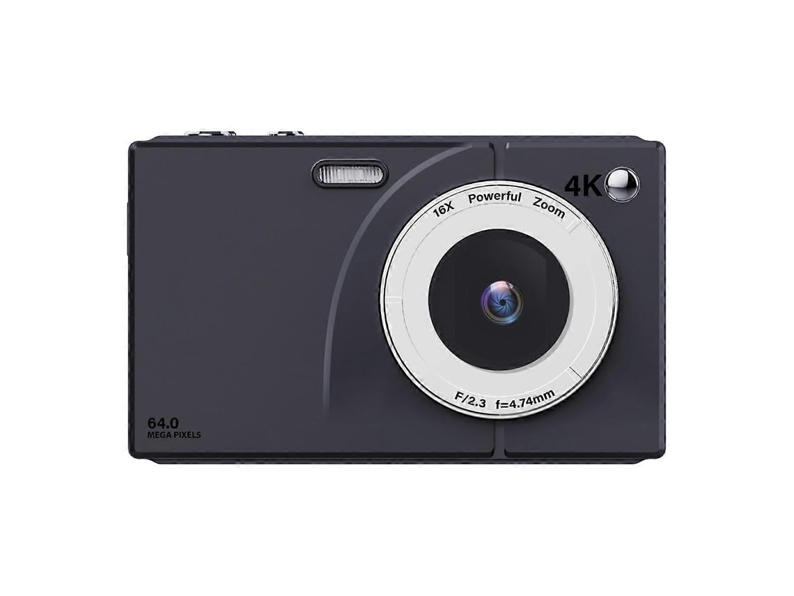 Câmara Digital 4k Ccd 64mp Com Wi-fi, Zoom 16x E Ecrã De 2,8 Polegadas