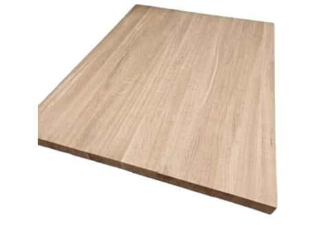 Tabuleiro Maciço Em Madeira De Carvalho 40x1220x2440 Mm Maderterraneo