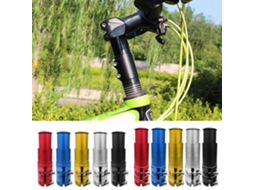 Extensor De Cabeçote De Bicicleta Em Liga De Alumínio Para Mountain Bike Aumento Do Guidão 3.3-3.9 Polegadas