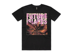 Camiseta Future Islands Broken Glass ROCKINSTONE Unissex Adulto Mais Vendidas Tamanho:s