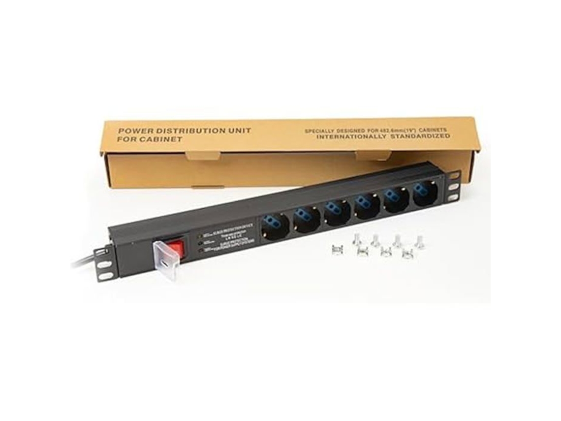 LINK Marca Segurança e Proteção Multipressa Da Rack 19 6 Prensa Universal com Intertore Spina Italiana 16A e Control