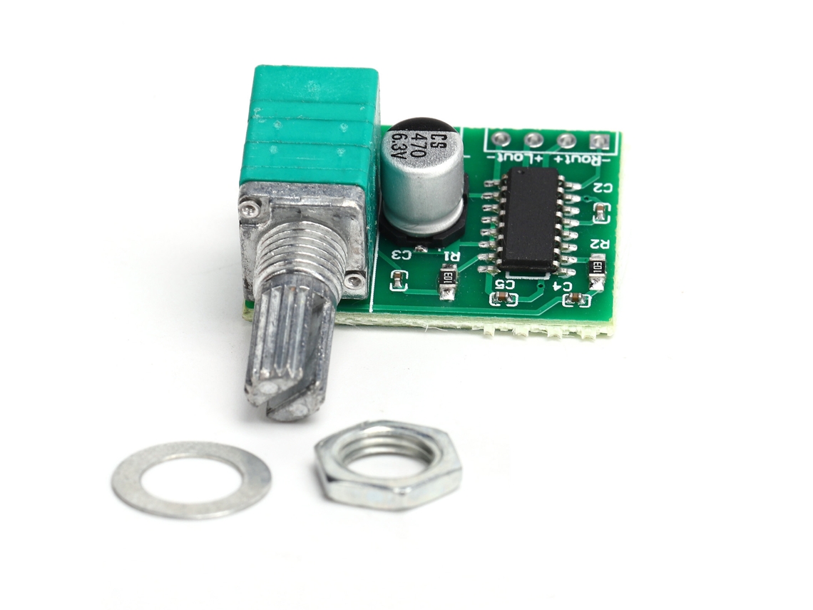 Placa amplificadora digital PAM8403 mini de 5 V USB de 3 W + 3 W com módulo de áudio e interruptor