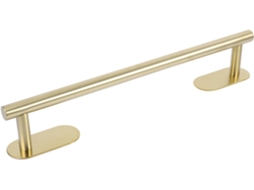 Suporte De Toalhas Em Aço Inoxidável 304com Barra 40cm E Acabamento Dourado Escovado Para Banheiro