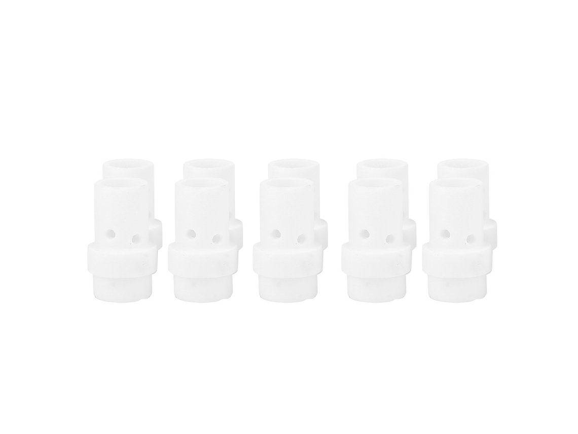 10 Peças Difusor De Gás Cerâmico 36kd Para Soplete De Soldadura Mig/mag Consumíveis Acessórios