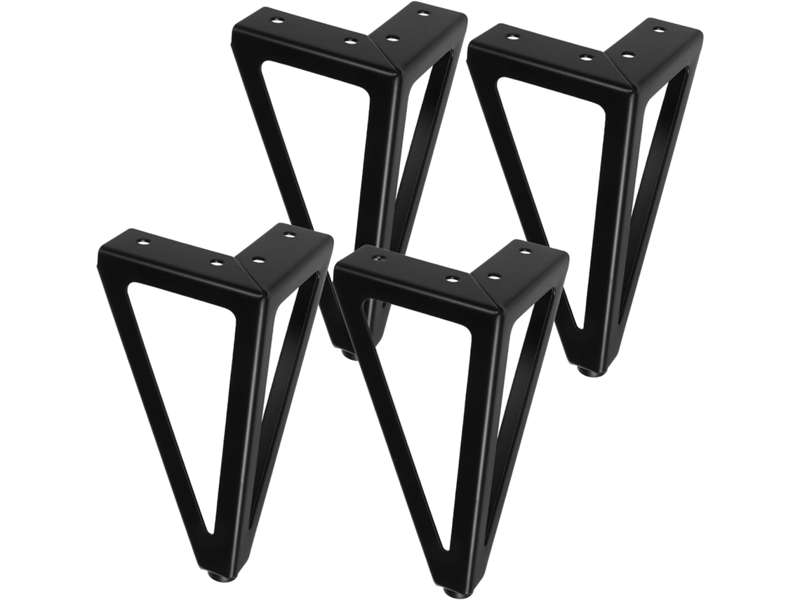 Pés De Metal Para Sofá E Guarda Roupa, Design Simples E Prático, Compatíveis Com Diversos Estilos