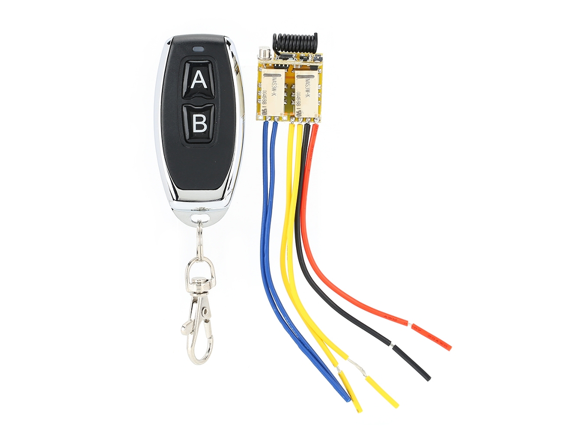 Aetheria interruptor de Controle Remoto Sem Fio Universal com Módulo Rele para Luz Portão de Garagem 3.7v 12v
