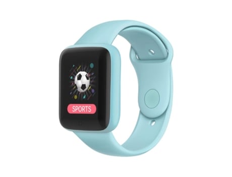 Relógio IWEAR M7 Smart & Fit com Full Touch 1.3 '' Ips Media Control / Hr / Pressão Arterial / Social Azul Claro