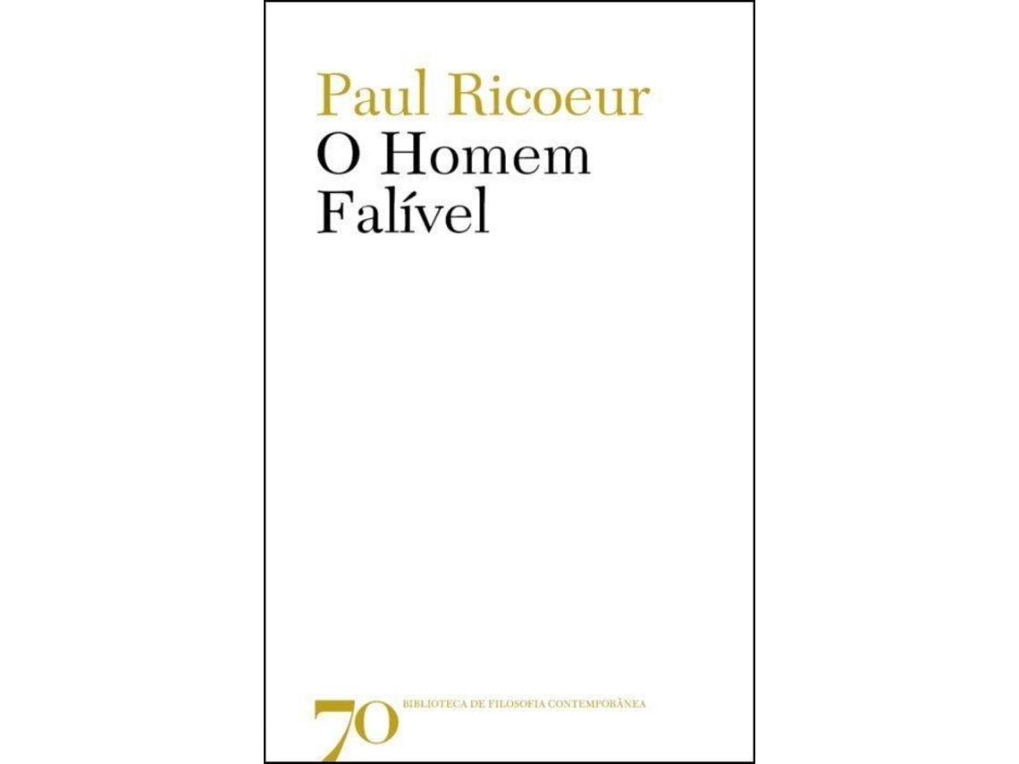 Livro O Homem Falível de Paul Ricoeur (Português do Brasil)