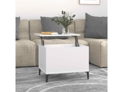 Vidaxl Mesa De Centro 60x44,5x45 Cm Derivados De Madeira Branco