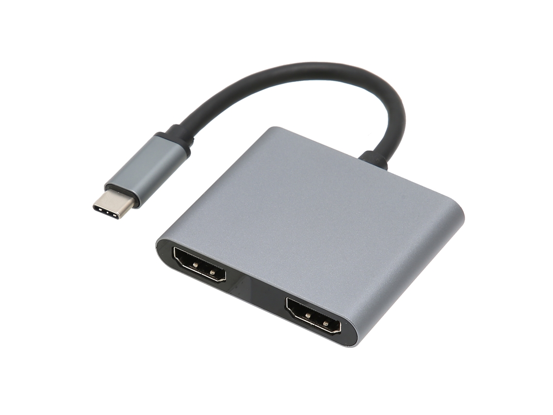 Adaptador Usb C Para Dual Hdmi Com Saída Dupla Conversão 4k60hz