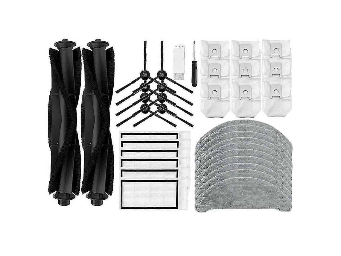 Para Eve Plus Acessórios Para Aspirador De Pó Robô Sacos De Pó Filtro Hepa Escova Principal Pano De Esfregão