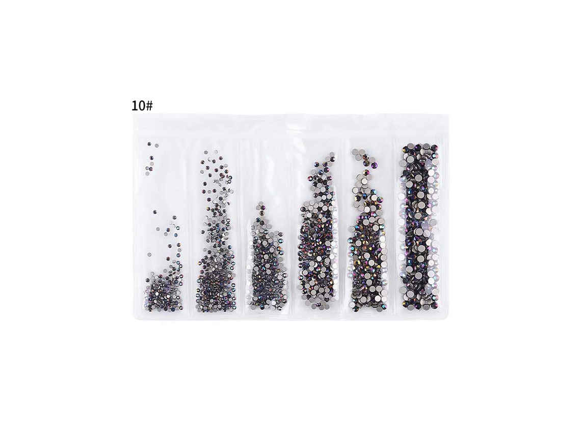Ferramenta De Manicure Diy Com Strass E Pérolas Mini Para Decoração De Unhas (10)