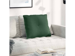 Vidaxl Travesseiro Para Costas Verde Selva 60 X 50 Cm