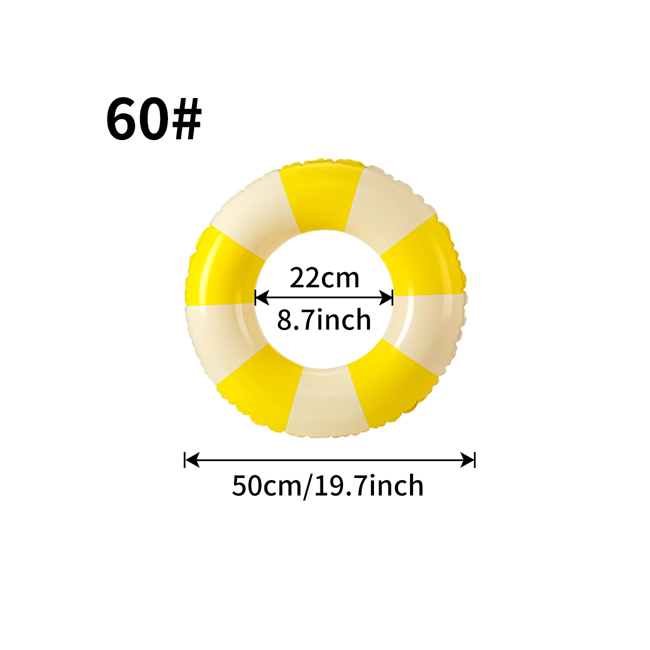 (amarelo 60) 1 Boia Inflável Estilo Macaron Do Instagram, Tapete Flutuante Espesso Para Piscina, Para Adultos E Crianças.
