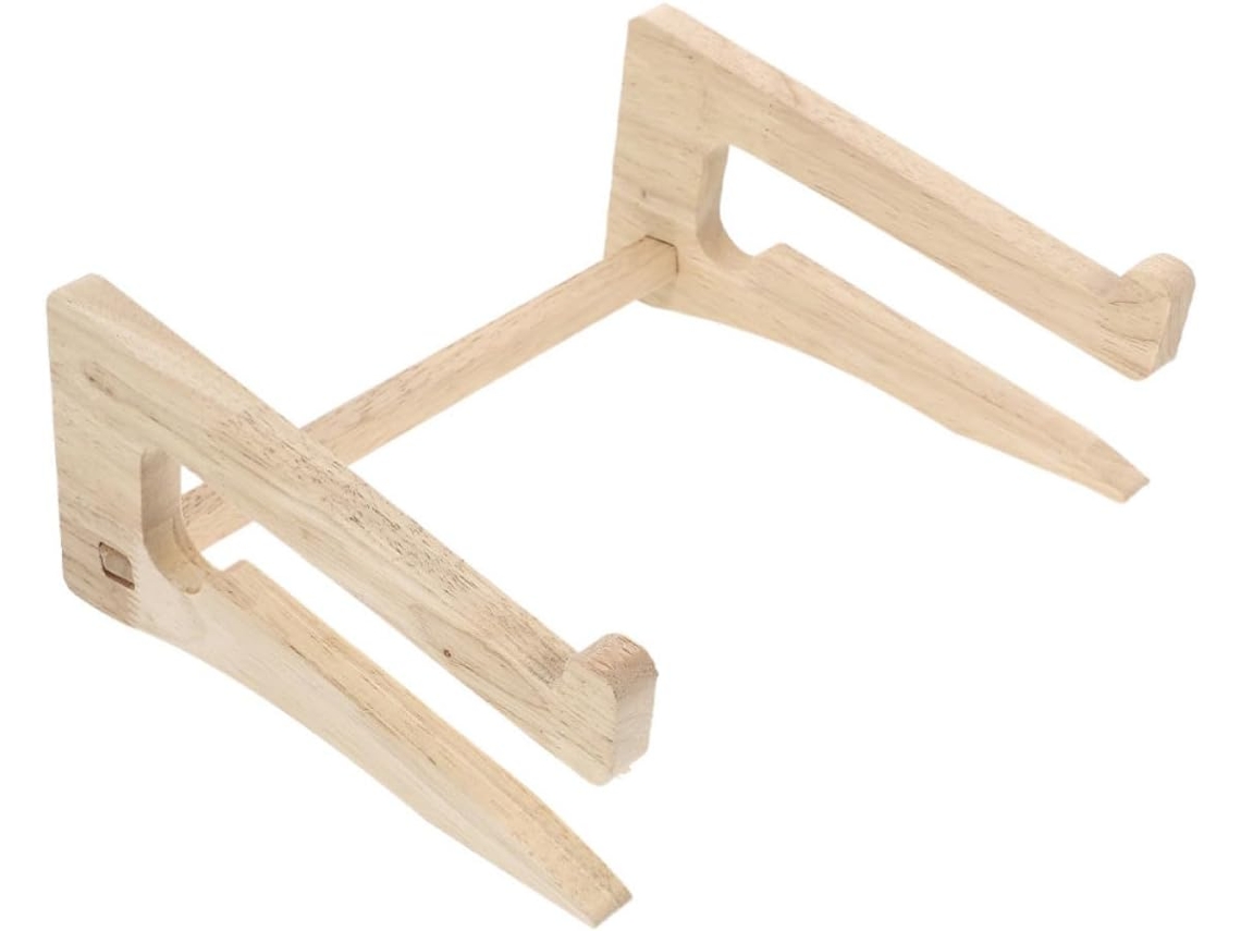 Suporte De Madeira Para Laptops De 14,3 A 19 Polegadas.