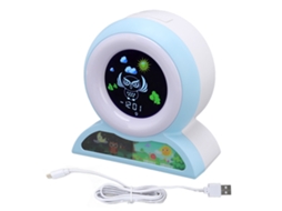 Reloj Despertador Educativo Para Niños Multifunción Entrenamiento Sueño 3 Niveles Brillo