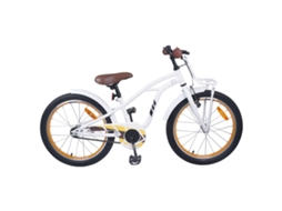 Vidaxl Bicicleta Infantil 20 Polegadas Para 6-11 Anos Branco