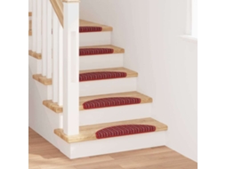 Vidaxl Tapetes Adesivos Para Escadas 15 Unid. 56 X 17 X 3 Cm Non-slip