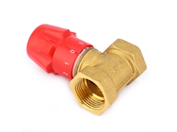 Válvula De Controle De Fluxo Brass Laxiscreed Com Regulação Manual E Conexões Fêmea G Duplas