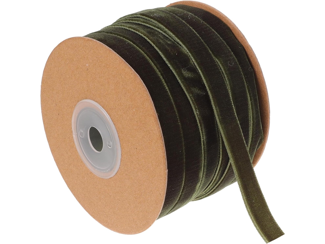 Cortes de Veludo Verde para o Natal e o Dia de Natal, fáceis de cortar e com superfície lisa, ideais para Embrulhar.