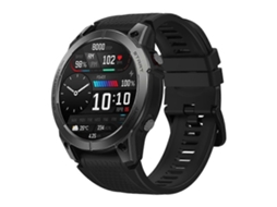 Smartwatch Zeblaze Stratos 3 com tela AMOLED de 1,43 polegadas, resistência à água IP68 e suporte para chamadas Bluetooth e GPS.
