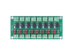 Placa de Isolamento Optocoupler 8 Canais Módulo Isolado Fotoelétrico 817 3.6‑30v