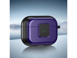 Estojo Para Fones De Ouvido Sem Fio Em Tpu + Pc Com Interruptor Magnético Para Airpods Pro