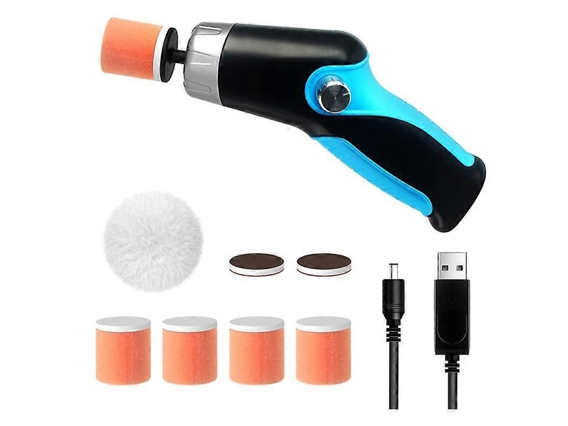 Polidor Sem Fio para Carro Portátil Mini, Kit com 12v 60w e 8500 Rpm Ajustável