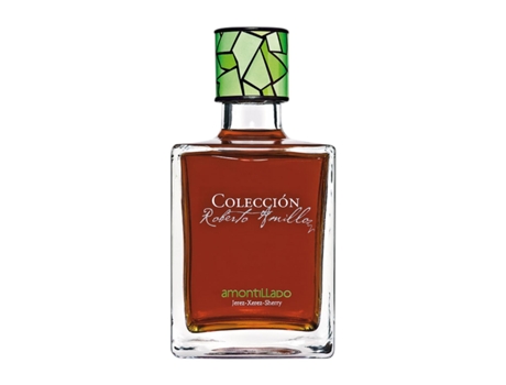 Vinho fortificado ESPÍRITUS DE JEREZ Colección Roberto Amillo Amontillado Palomino Fino Jerez-Xérès-Sherry Garrafa Medium (0.5 L - 1 Unidade)