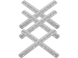 Conjunto De 6 Dobradiças Metálicas Para Piano, 150x17mm, Para Caixas De Joias Madeira