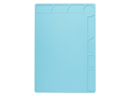 Almofada de silicone resistente ao calor para reparo de celulares, 340 mm * 230 mm * 4 mm, isolamento e soldagem.