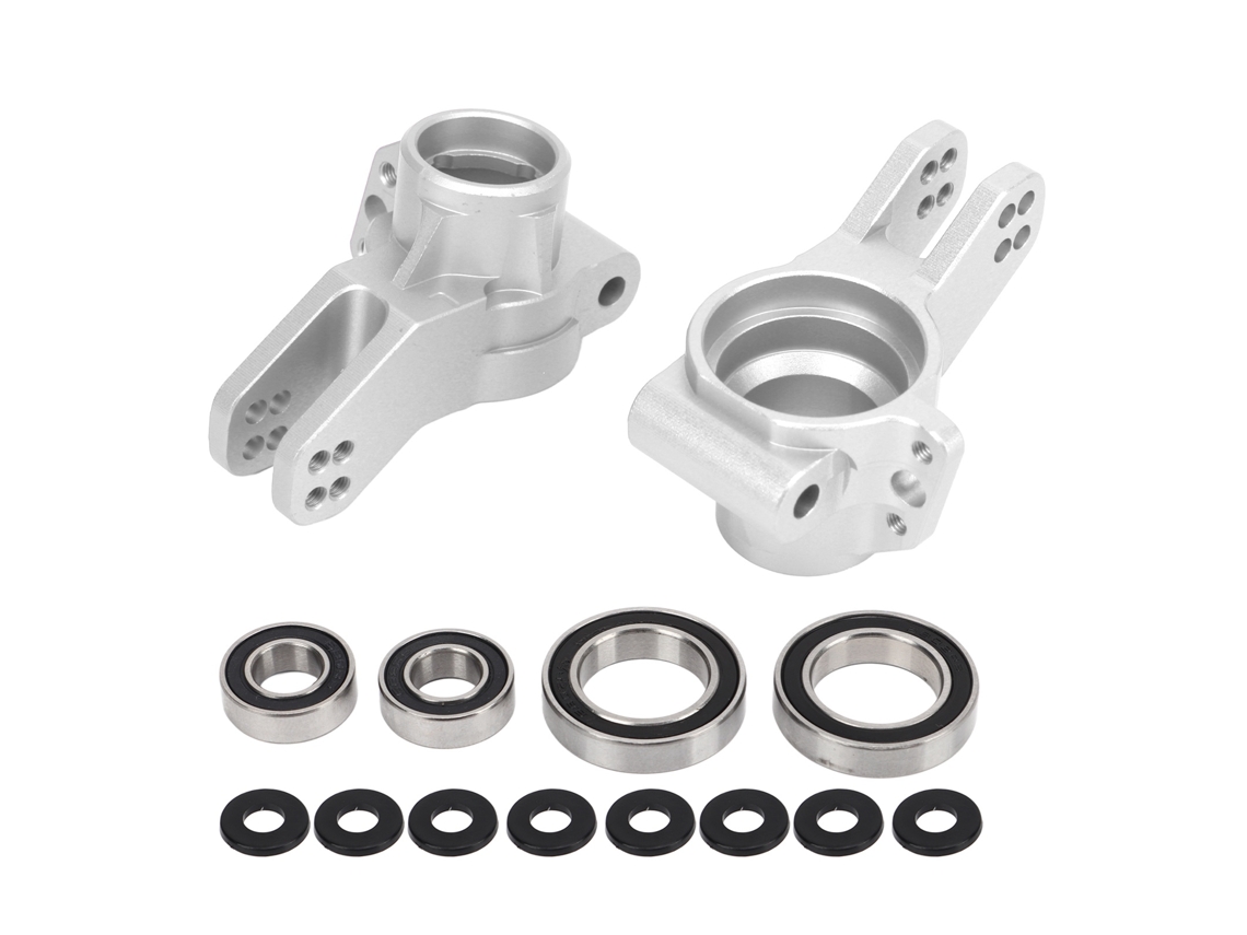 Mali suporte de Cubo Traseiro de Alumínio para Carros Rc Arrma 1/7 1/8 Peças de Upgrade Prata