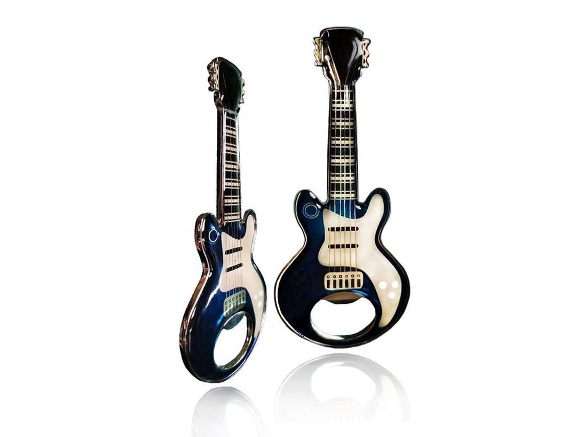 Abertor de garrafas guitarra com ímã, presente para amantes de música NOVA LINE