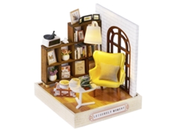 Série Happy Corner, Para Momentos De Relaxamento. Modelo 3d Com Luzes Led. 9x9x12 Cm.