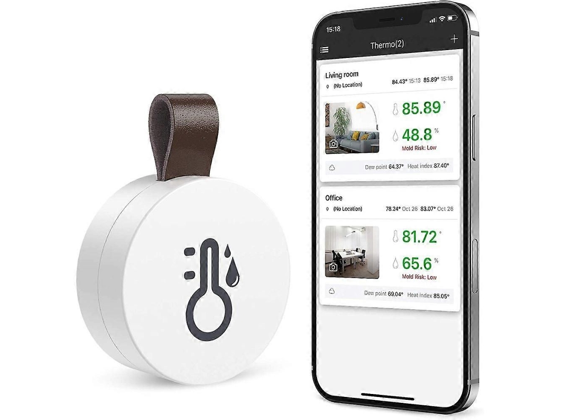 Higrômetro Bluetooth, Mini Termômetro Higrômetro Com Visor, Ideal Para Casa E Escritório.