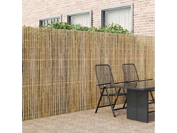 Vidaxl Cerca De Bambu Natural 500 X 180 Cm Bambu