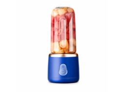 Liquidificador Portátil Elétrico Azul, 10 Lâminas, Usb-c, Para Batidos De Fruta E Legumes