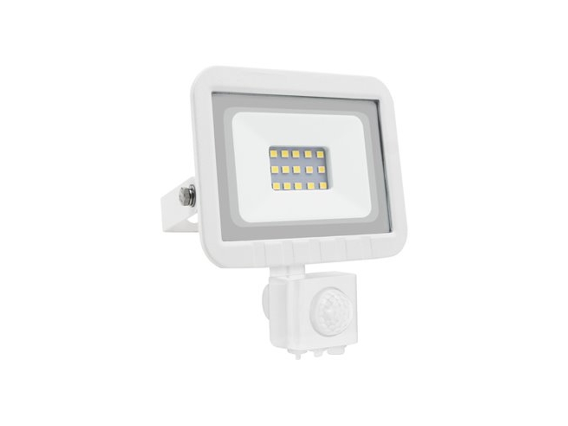 Projetor Led Com Sensor Branco Matel 10w