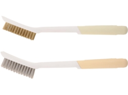 Conjunto De 2 Escovas Limpeza Para Cozinha Com Cerdas Pp E Nylon, Projetadas Para Fogões A Gás E Uso Em Cantos De