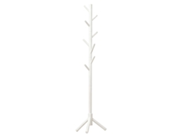 RELAXDAYS, Cabideiro Modular, 8 Ganchos, Até 175 Cm, Entrada Escritório, Pinho, Branco