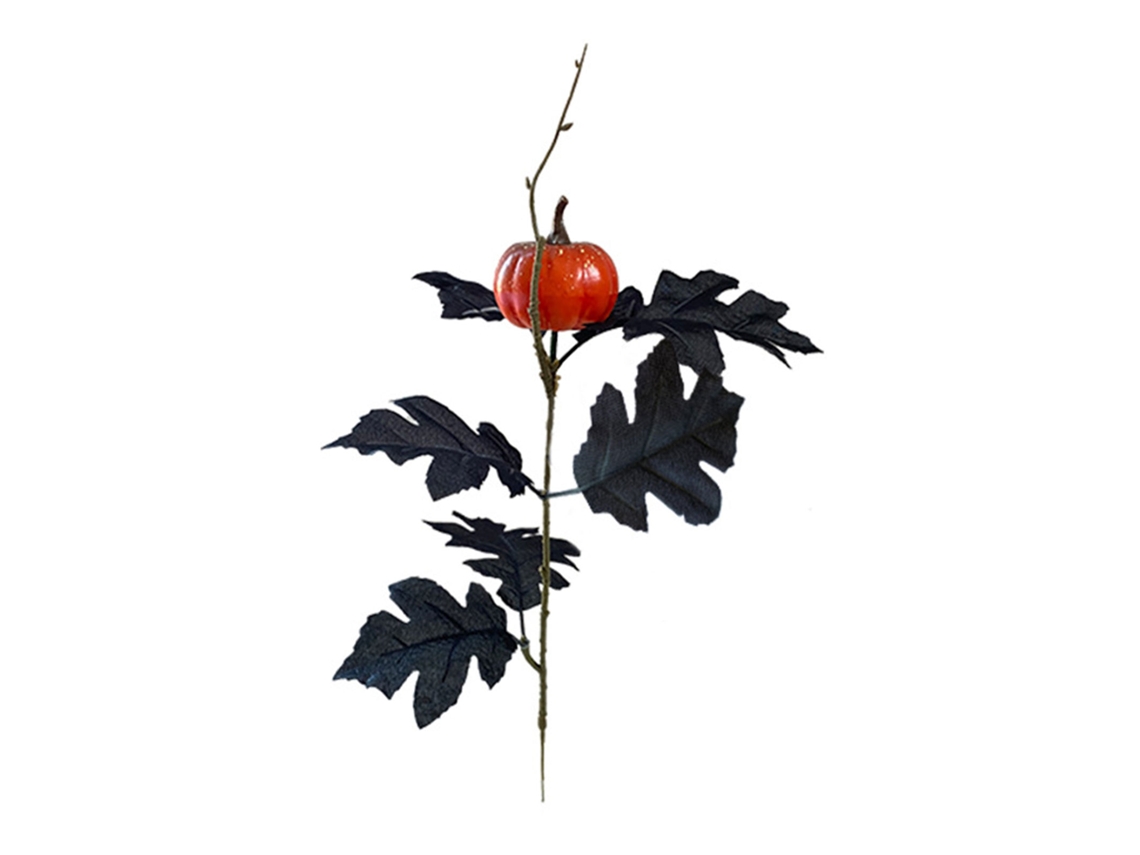 Laxiscreed Decoração Halloween Black Series Com Abóbora E Girassol, 50cm, Estilo B