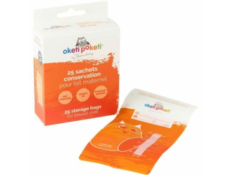 Sacos de Leite Materno Oketi Poketi 25 Unidades OKETI POKETI