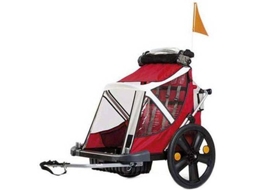 Atrelado para Bicicleta BELLELLI 2 Crianças (1.5x1.5x1.5m - Vermelho)